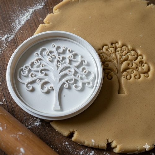 Emporte-piece arbre de vie 8 cm - moule de patisserie artisanale
