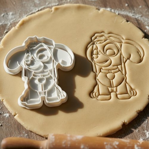 Emporte-piece chien pat'patrouille - moule biscuit artisanal 8 cm