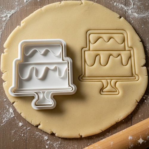 Emporte-piece gateau d anniversaire 8 cm - moule patisserie artisanal