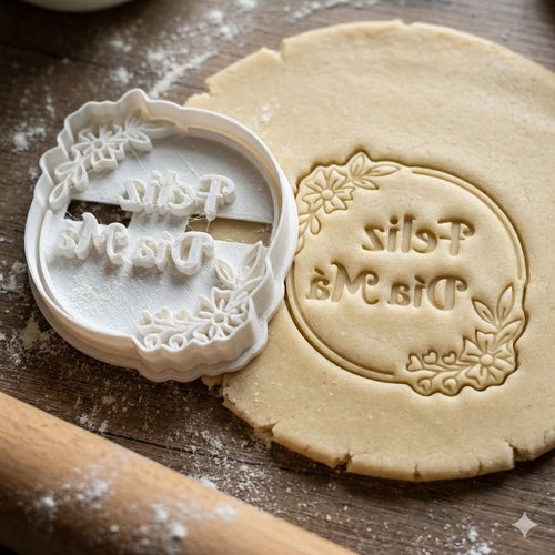 Emporte-pièce feliz dia mãe - moule à biscuit fête des mères 8cm