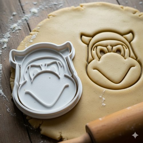 Emporte-pièce hippopotame 8cm - moule à biscuit et pâte sablée