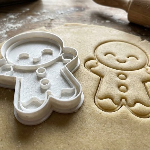 Emporte-pièce bonhomme de pain d'épices 8cm - moule à biscuit artisanal