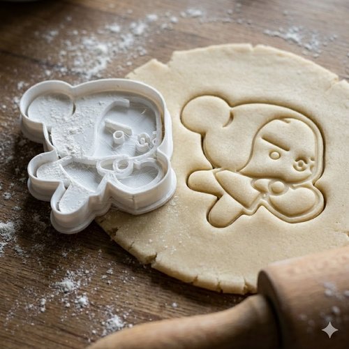 Emporte-pièce petit ourson - moule à biscuit artisanal 8 cm