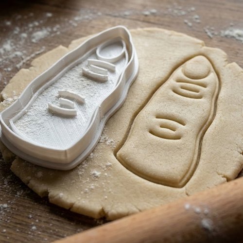 Emporte-pièce doigt pour biscuits - moule pâtisserie artisanal 8 cm