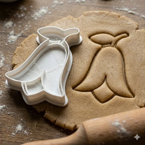 Emporte-pièce 8 cm artisanal noir pour pâtisserie et biscuits