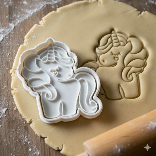 Emporte-piece licorne 8 cm - moule de patisserie artisanale
