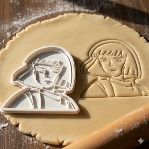 Emporte-piece haku spirited away pour biscuits et patisserie - 8 cm