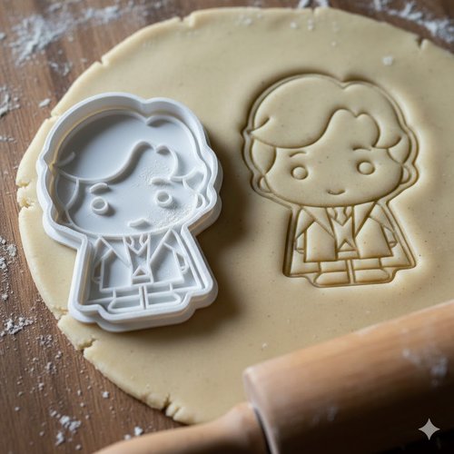 Emporte-pièce sherlock holmes 8 cm - moule biscuit artisanal