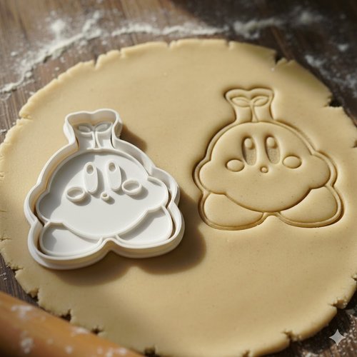 Emporte-piece kirby artisanal 8 cm pour biscuits et patisserie