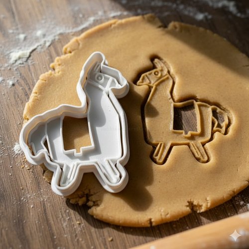 Emporte-pièce llama - moule à biscuit artisanal 8 cm