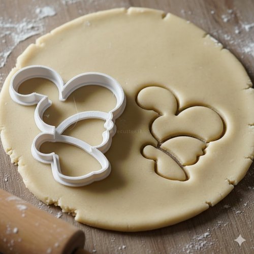 Emporte-piece artisanal pour biscuits et pate a sucre - 8 cm