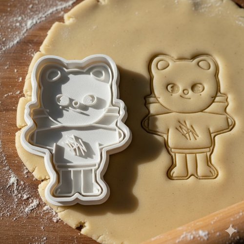 Emporte-piece skzoo wolf chan pour biscuits et pate a sucre - 8 cm