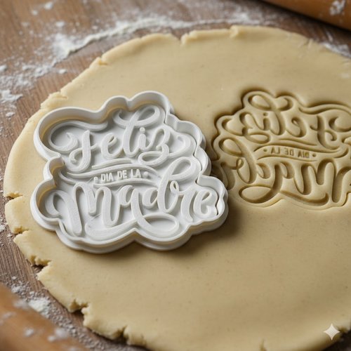 Emporte-piece feliz dia de la madre 8cm - moule biscuits fete des meres