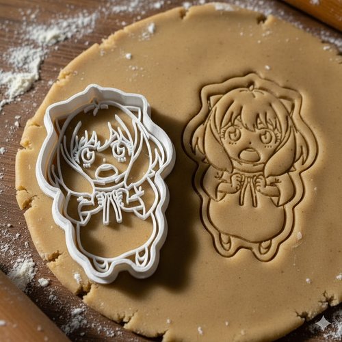 Emporte-piece anya forger spy x family - moule biscuit artisanal 8cm