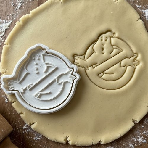 Emporte-piece ghostbusters sos fantomes 8 cm - moule biscuits noir