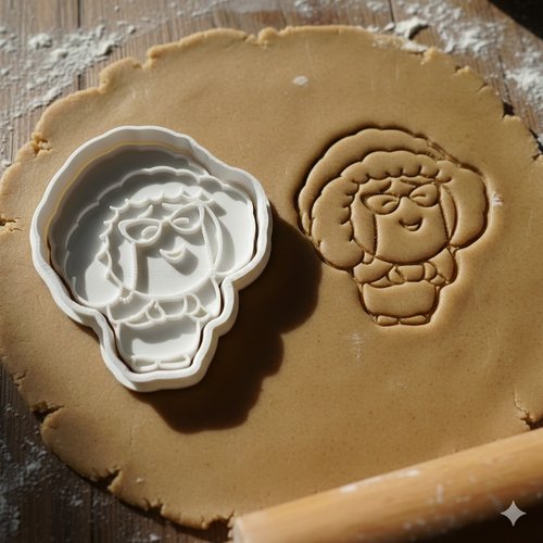 Emporte-piece grandma pâtisserie artisanale - moule biscuit 8 cm