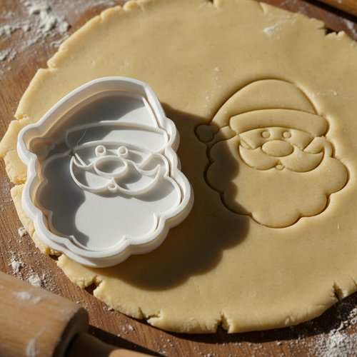 Emporte-piece pere noel 8 cm pour biscuits et patisserie artisanale
