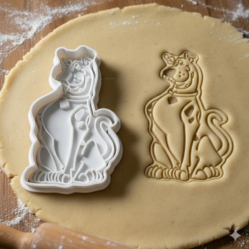 Emporte-piece scooby-doo pour biscuits et patisserie - 8 cm