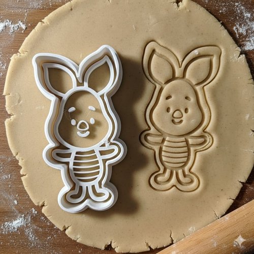 Emporte-piece cochonnet pour biscuits et pate a sucre - 8 cm