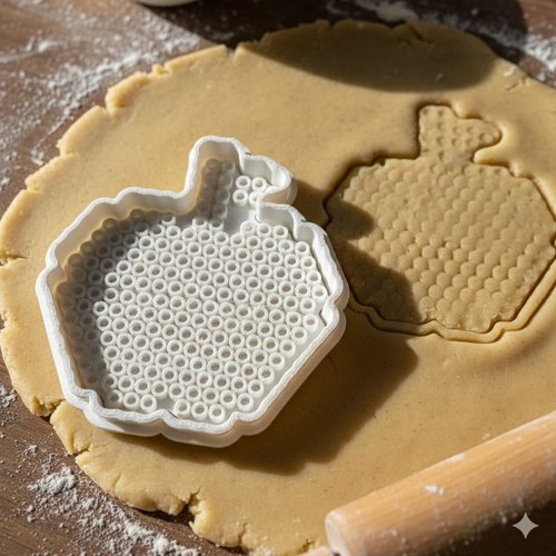 Emporte-pièce artisanal 8 cm pour pâte sablée et biscuits