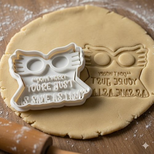 Emporte-piece spectres de luna - citation harry potter 8 cm