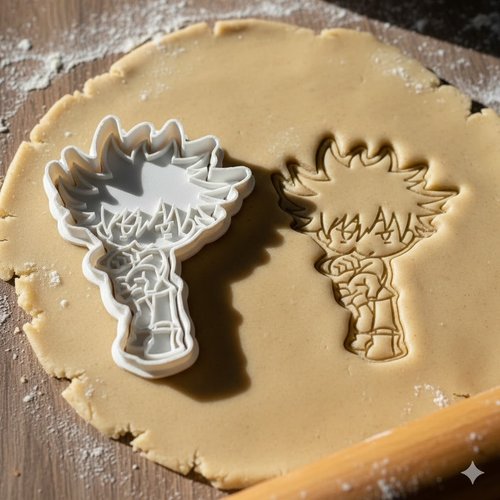 Emporte-piece anime manga chibi - moule biscuit artisanal 8 cm