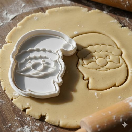 Emporte-pièce père noël 8 cm - moule biscuits et pâte sablée