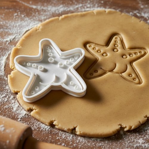 Emporte-piece etoile de mer 8 cm - moule biscuit patisserie artisanale