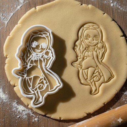 Emporte-pièce anime personnage - moule à biscuits artisanal 8 cm