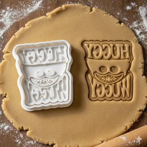 Emporte-piece huggy wuggy 8 cm - moule a biscuit artisanal