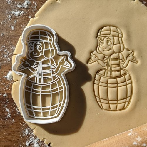 Emporte-piece el chavo del ocho - moule a biscuit artisanal 8 cm