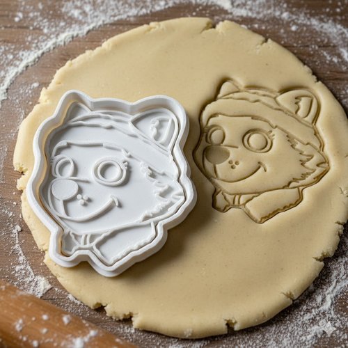 Emporte-piece chien patrouilleur 8cm - moule biscuit artisanal