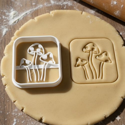 Emporte-piece champignons 8 cm - moule de patisserie artisanale