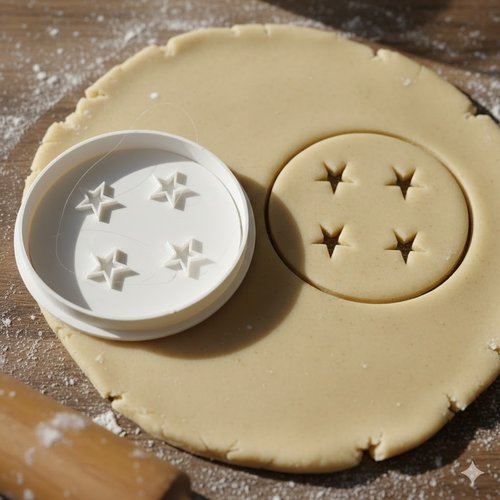 Emporte-piece etoiles dragon ball 8 cm - moule a biscuits artisanal