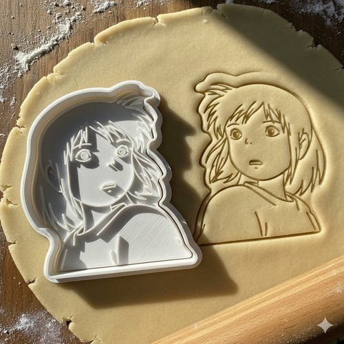 Emporte-piece chihiro studio ghibli 8cm - moule biscuits artisanal