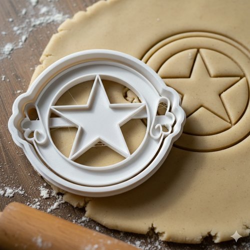 Emporte-piece etoile heros pour biscuits et pate a sucre - 8 cm