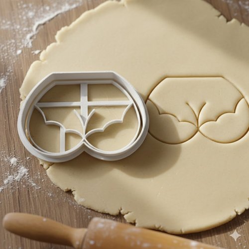 Emporte-pièce batman artisanal pour biscuits et pâtisserie - 8 cm