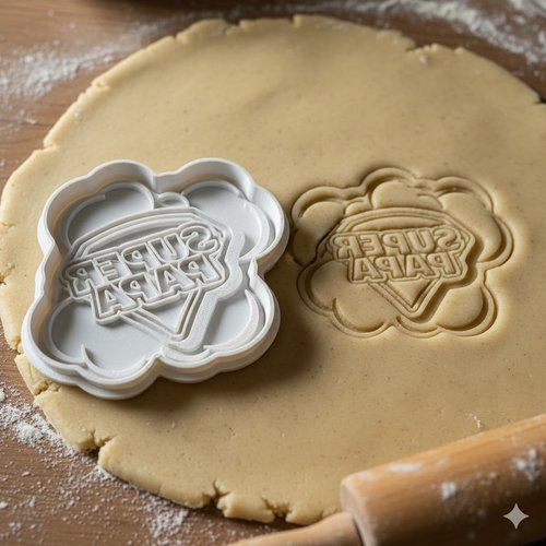 Emporte-pièce super papa - moule à biscuits pour fête des pères