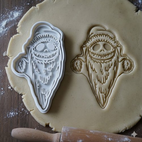 Emporte-piece jack skellington noel - moule biscuit 8 cm