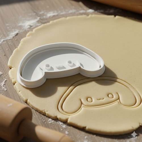 Emporte-piece kawaii chiot 8 cm - moule biscuit artisanal