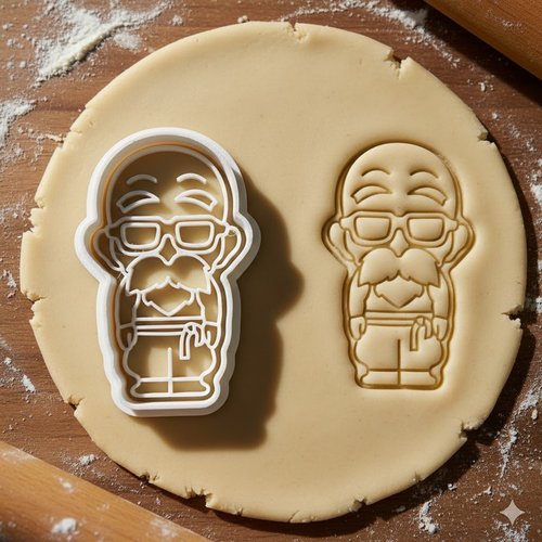 Emporte-piece tortue geniale dragon ball pour biscuits 8cm