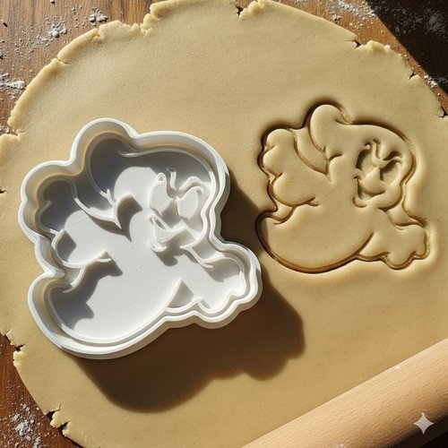 Emporte-piece fantome halloween 8 cm - moule biscuit artisanal