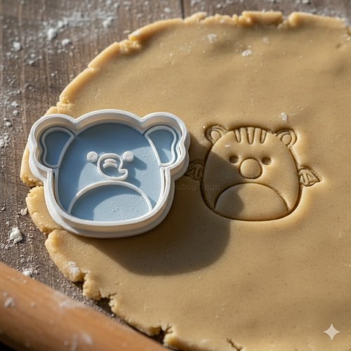 Emporte-piece kawaii koala 8 cm pour biscuits et pate a sucre