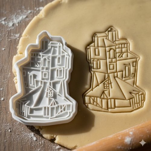 Emporte-piece le terrier maison magique pour biscuits et patisserie
