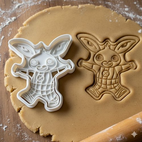 Emporte-piece bing lapin 8cm - moule a biscuit et pate a sucre