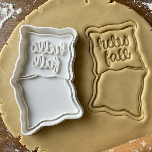 Emporte-piece hello fall - moule biscuit automne 8 cm