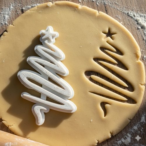 Emporte-piece sapin de noel design - moule patisserie artisanale 8cm