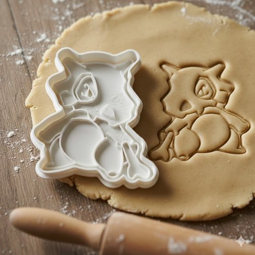 Emporte-piece cubone pokemon pour biscuits et patisserie - 8 cm