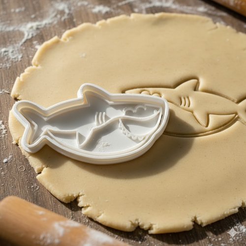 Emporte-pièce requin 8 cm - moule à biscuits artisanal