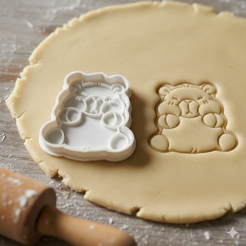 Emporte-piece hamster mignon 8 cm pour biscuits et patisserie